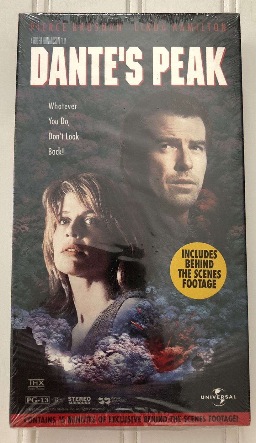 Dantes Peak New And SEALED (VHS, 1997, Additional Behind The Scenes ...
