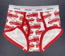 Carter s Fire Truck 6 7 Boy Brief Cotton Underwear