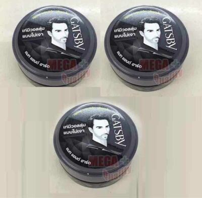 3 x GATSBY Hair Styling Wax Mat and Hard From JAPAN 25 g. | eBay