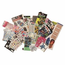 Mixed lot of 1000 Stickers Partial Full New Disney Star Wars Cats Christmas