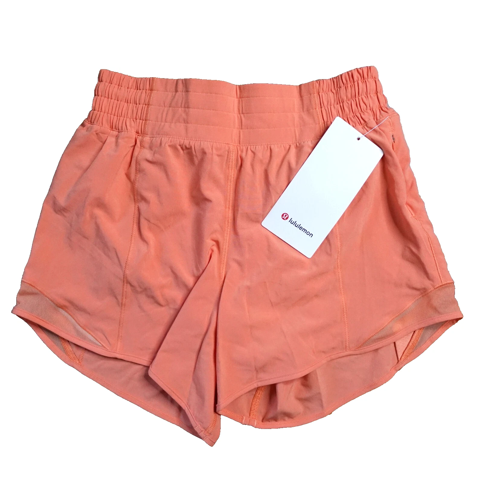New Lululemon Size 4 Hotty Hot Shorts High Rise HR 4” Lined CRLK Peach
