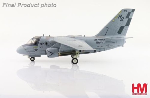 1/72 HOBBYMASTER HA4912 LOCKHEED S-3 VIKING 159765 VS-3 "MAULERS", USS AMERICA - Picture 15 of 17