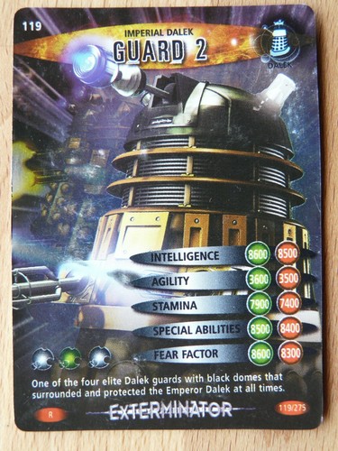 DOCTOR WHO Battles In Time Trading Cards EXTERMINATOR 1 to 273 COMMON & RARE BBC - Picture 60 of 140