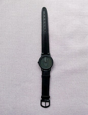 Marcel Breuer Quarz Armbanduhr analog schwarz Lederband 5 ATM Ref. MBI.01.115