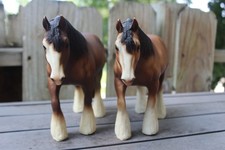 Breyer #96 Shire Honey Sorrel Mare 1978-1980 Draft Horse pair Vintage