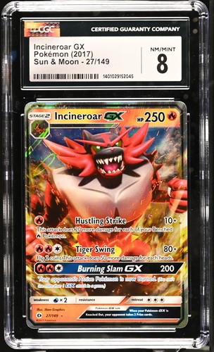 Incineroar-GX graded CGC 8 for sale on eBay