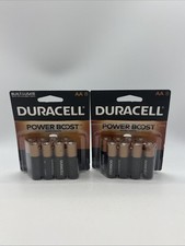 2 Pack Duracell AA Power Boost Batteries 16ct 2 Pack New
