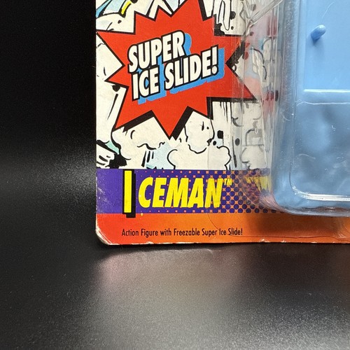 Marvel Comics X Men Iceman With Super Ice Slide Action Figure 1993 ToyBiz - Picture 5 of 11