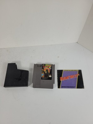 Friday the 13th (Nintendo NES, 1989) Tested Works With Sleeve And Manual 
