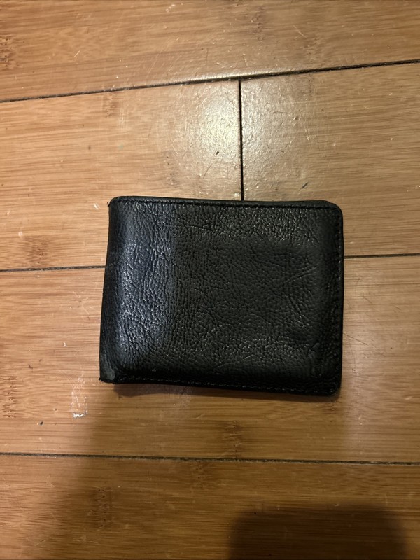 Polo Ralph Lauren Black Bifold Men's Wallet, Nice Patina