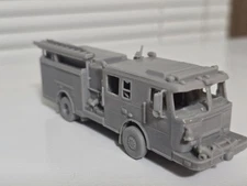 Ho Scale Seagrave Marauder 1 Fire Truck Undecorated Kit 3d Printed