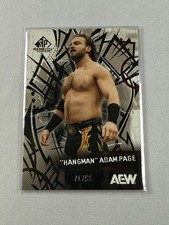 2025 SP Game Used AEW #3 “Hangman” Adam Page Gold #/99