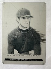 2022 UD Goodwin Champions 1/1 Black Printing Plate Chandler Smith Racing