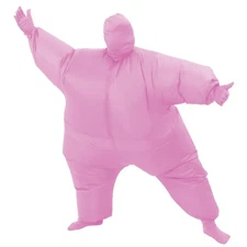 RHYTHMARTS Pink Inflatable Chub Costume - Full Body Suit Blow Up Costume for ...
