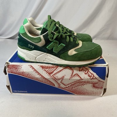 New Balance 999 Elite   Men's Size 9.5   Green Suede Sneakers ML999RAM   Rare