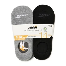 Avia® Women's Cushioned NO SHOW Socks, 14-Pack NEW!!!!!!!!!!!!