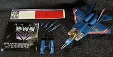 G1 1984 THUNDERCRACKER • PRE RUB COMPLETE w/TECH SPEC • VINTAGE G1 TRANSFORMERS