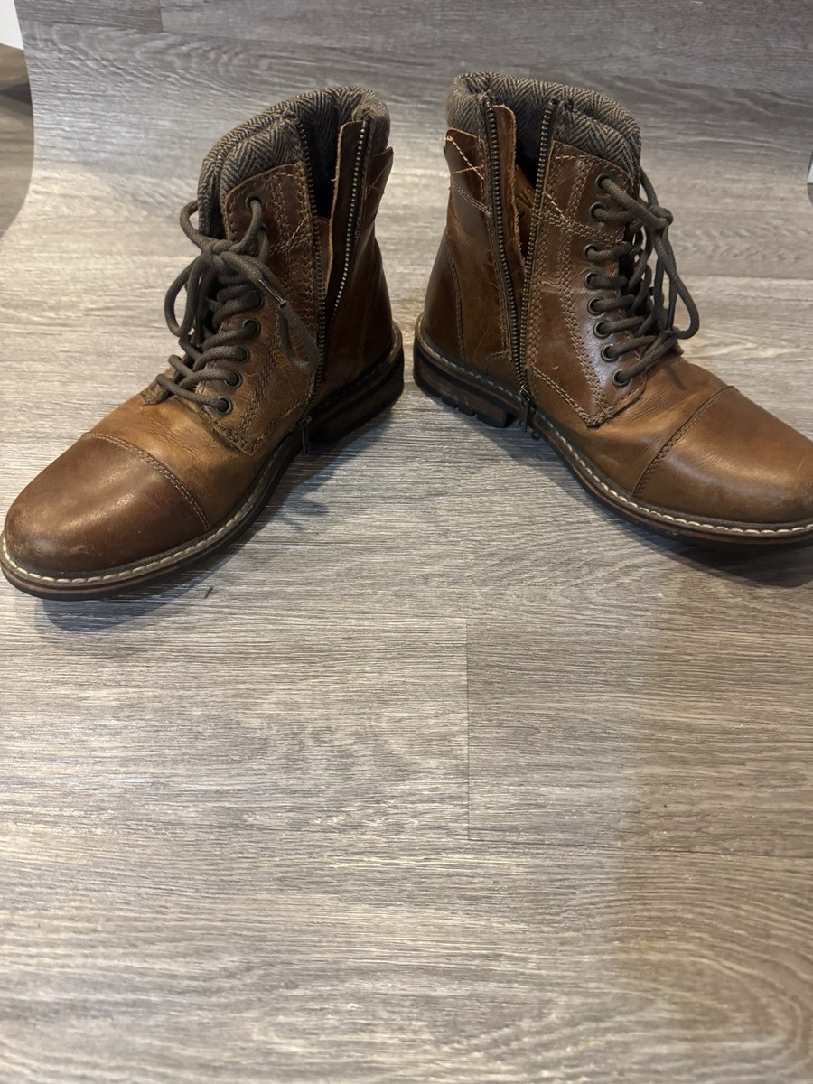 Crevo Brown Leather Men display picture 3