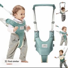 Baby Walking Harness-Handheld Assistant Belt- Toddler all-season-Green-1819