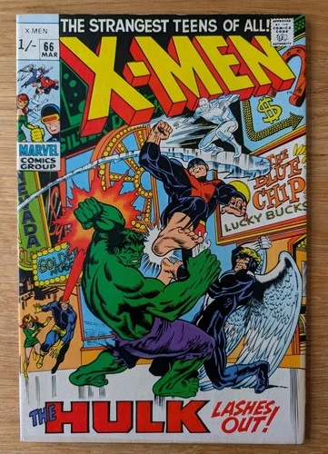 X-Men #66- Marvel Comics -1970- Vfn- Bagged & Boarded