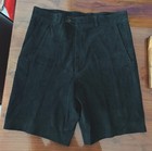 Zanella Black Soft Suede Short Dress Pants Class Fit 31 Waist Lined Men SZ Unisx — photo 2