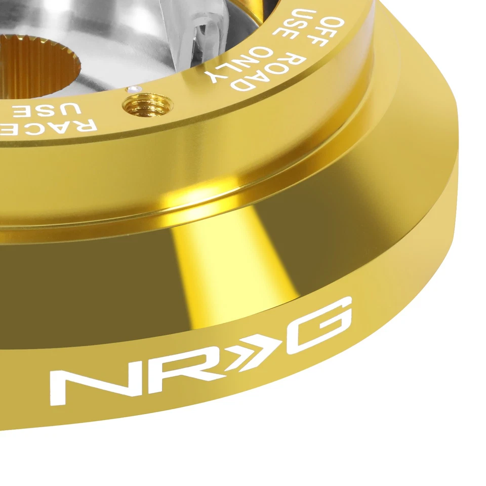 Adaptador de cubo de volante Fit Eagle Talon Mitsubishi Subaru NRG cromado dorado Foto 2 de 4