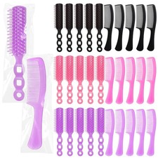 60 Pcs Bulk Hair Brushes and Combs Individually Wrapped for Homeless, Hair Br...