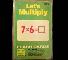 Golden Let's Multiply Flash Cards 45 Cards 4572-1 SEALED Mathematics Learning