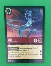 Disney Lorcana Ursula's Return Cold Foil Rare SISU Emboldened Warrior 124 Rare