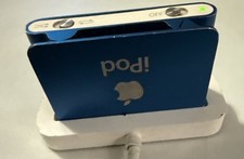 APPLE iPOD SHUFFLE 2nd Gen A1204 Blue Apple Charging Dock Untested READ