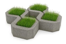 Concrete Grass Pavers Breeze Block Paving Bricks Mold ABS 2mm Parking - Plast...