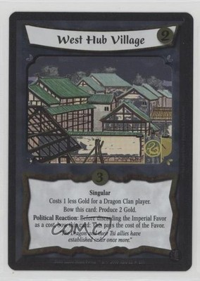 2006 Legend of the Five Rings (L5R) CCG - Rise Shogun Foil West Hub Village #11