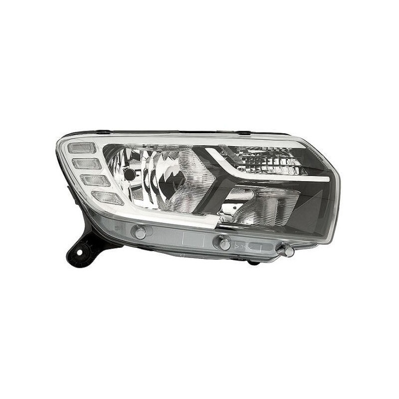 Phare avant droit H7/H7 Dacia Logan 2 phase 2 contre le jaunissement des optiques