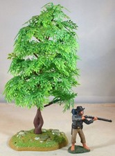 8.25" Plastic Tree with Base for Dioramas and Battle Scenes