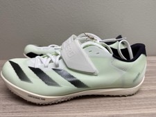 Adidas Adizero High Jump Track And Field Spikes  Green Spark ID7243 Mens Sz 10