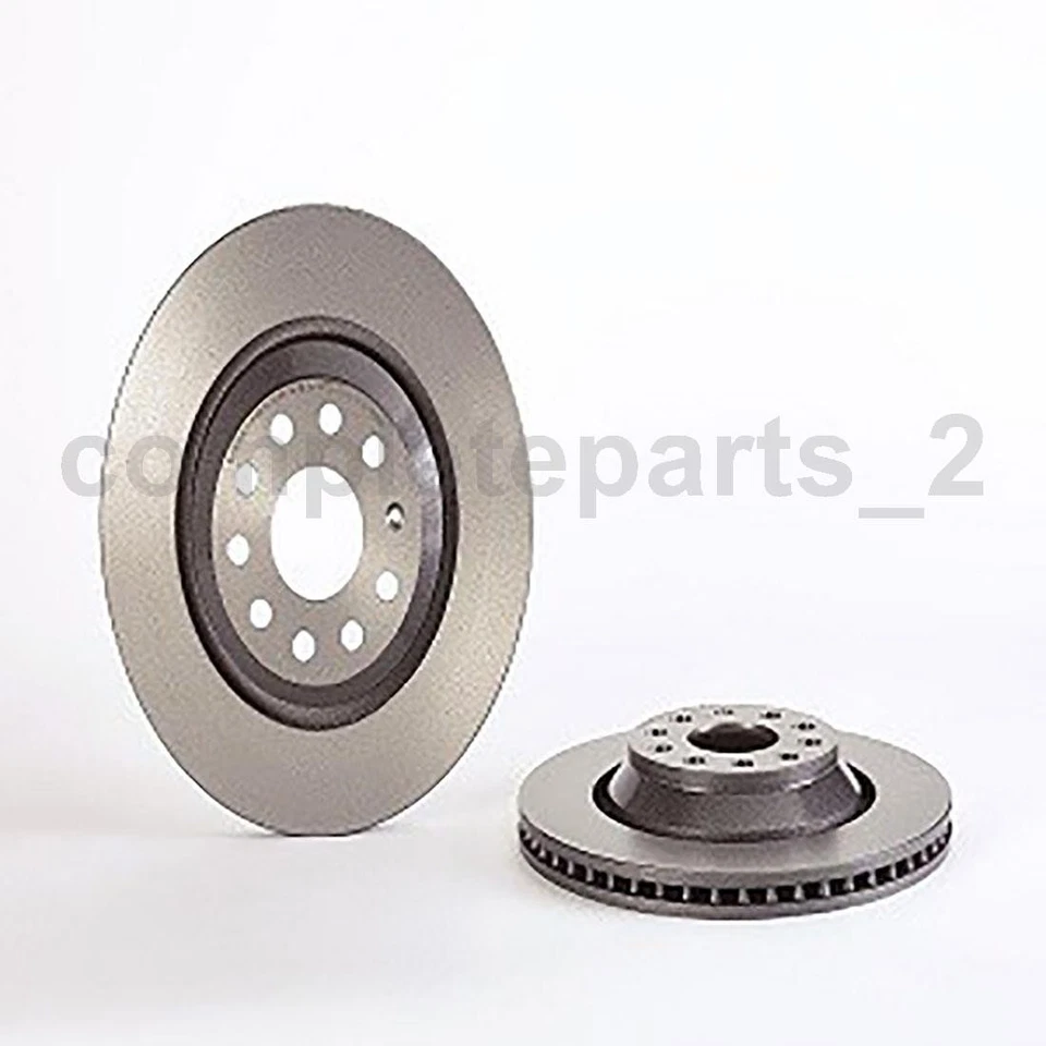 Juego de pastillas de freno de disco rotor de freno de disco para Volkswagen R32 Brembo 2008-2008 3 piezas Foto 4 de 4