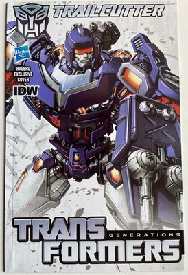 Transformers Spotlight: Trailcutter #1 Hasbro Clayton Crain Variant (2013) IDW