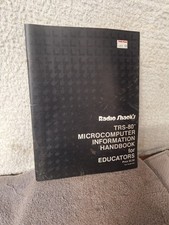 Vintage Radio Shack TRS-80 Microcomputer Information Handbook For Educators