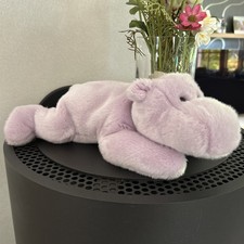 Ty Beanie Buddy Vintage rosa  Happy  Hippo vo...