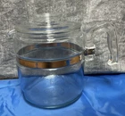 Pyrex Flameware Coffee Pot Percolator 6 Cup Carafe and Lid ONLY 7756 MINT