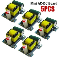 5pcs Mini AC-DC 110V 120V 220V 230V To 5V Converter Board Module Power Supply
