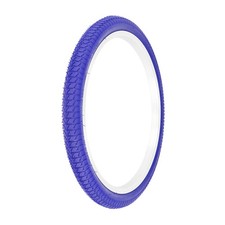 PRO Bicycle BMX BIKE BICYCLE SEM-SLICK TIRE 20" x 1.75" Blue/Blue Side Wall