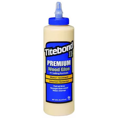 Titebond 5004 Wood Glue, 16 Fl Oz, Bottle, Ii Premium