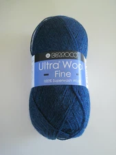 Yarn Berroco Ultra Wool FINE Super Wash Blue Color 53152 New
