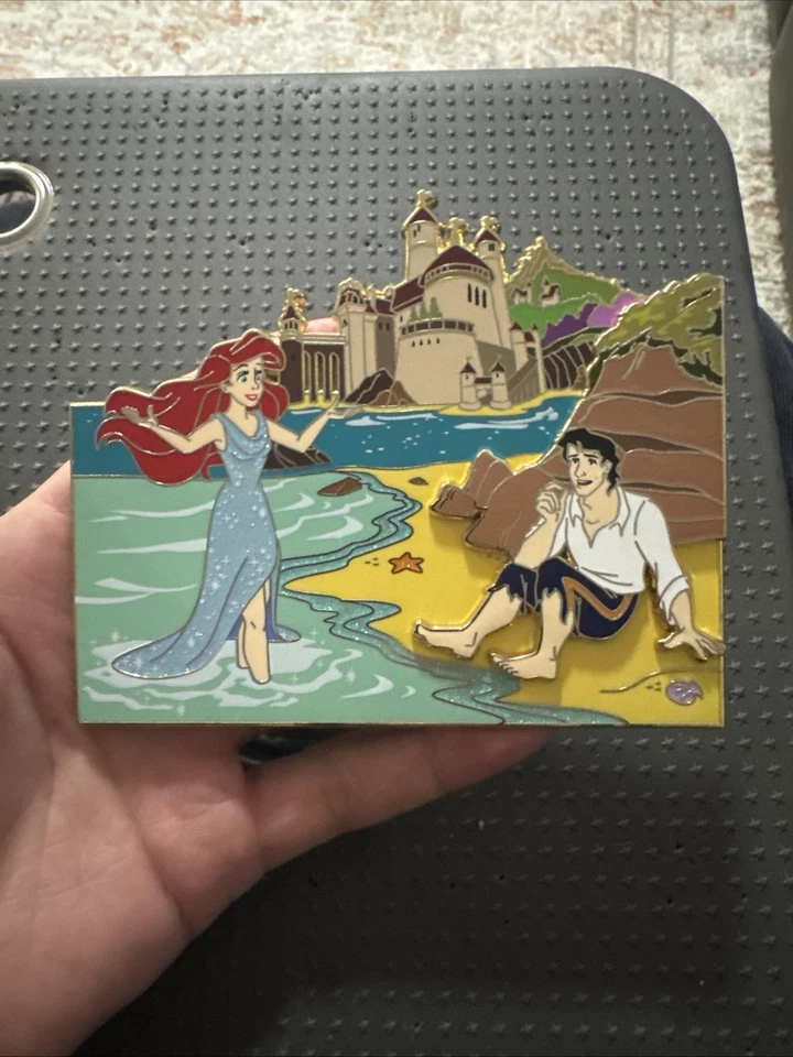 Super Rare Disney Ariel Eric Castle Beach Fantasy Pin LE 50 by PinItOnMagic - Image 3 of 4