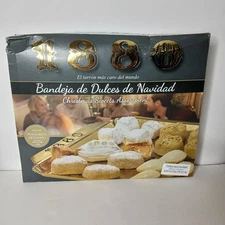 DAMAGED BOX 1880 Bandeja Spanish Christmas Sweets Polvorones Almond Puff Pastry