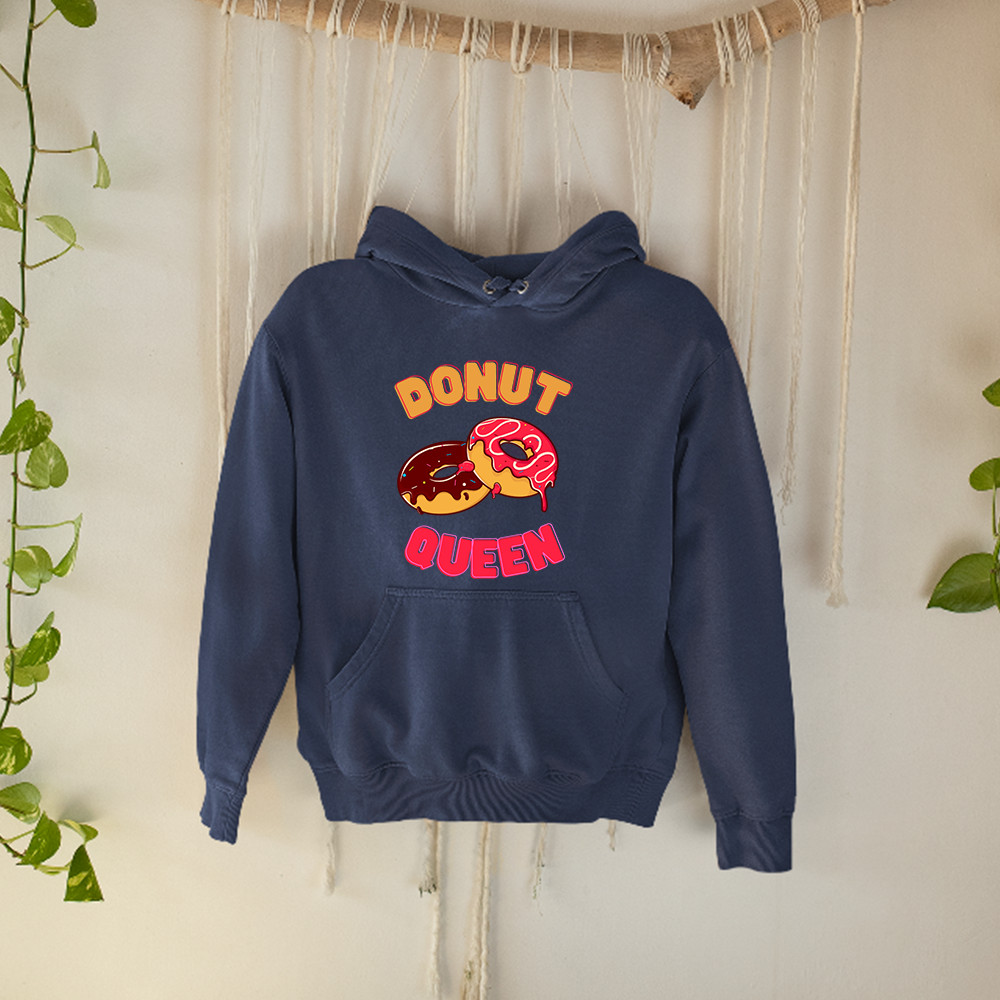 AF Merch Donut Queen Sudadera Unisex Con Gorra Jersey, Suelto