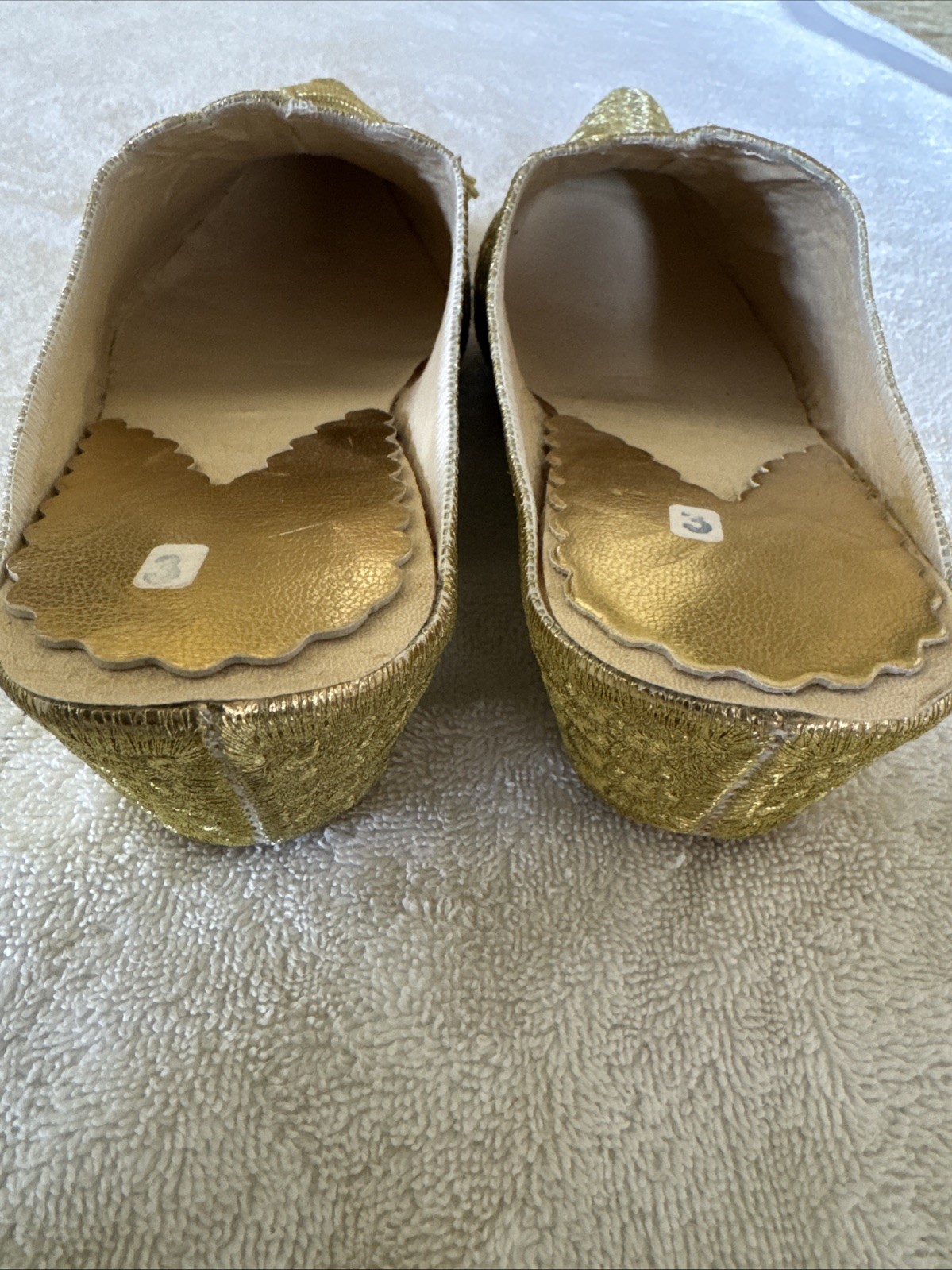 PANTOFOLA D’ORO pantofole da donna in pelle di pecora scarpe da sposa marocchine pantofole per feste di matrimonio 9