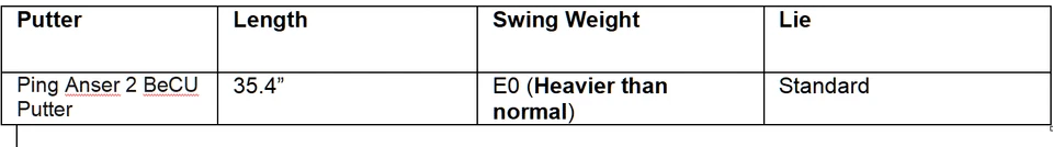 Ping Anser 2 BeCu Putter Steel Shaft 35.4" Custom Leather Headcover - Image 2 of 4