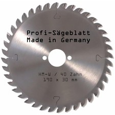 HM S&auml;geblatt 190 x 30 mm 40 W Wechselzahn Kreiss&auml;geblatt negativ Kapps&auml;ge Widea